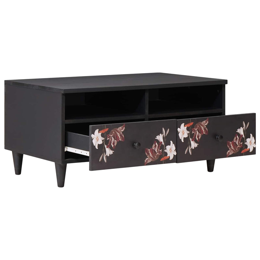 Salontafel Multikleur 80 x 54 x 40 cm Massief Mango Hout