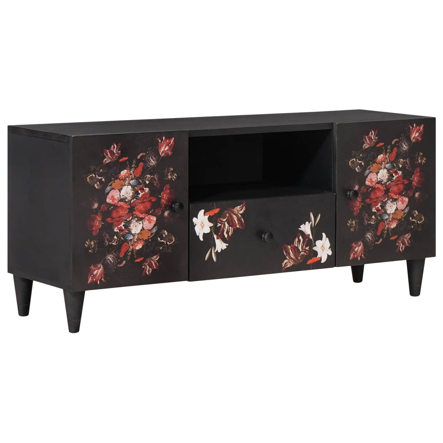 Opslagkasten Multikleur 105 x 33,5 x 46 cm Massief Mango Hout