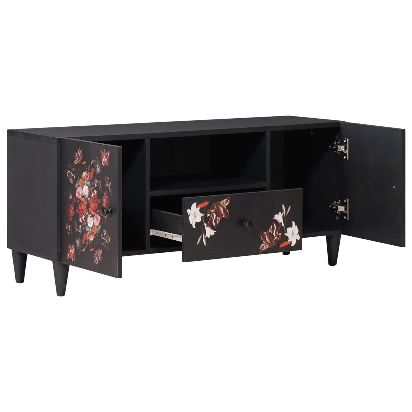 Opslagkasten Multikleur 105 x 33,5 x 46 cm Massief Mango Hout
