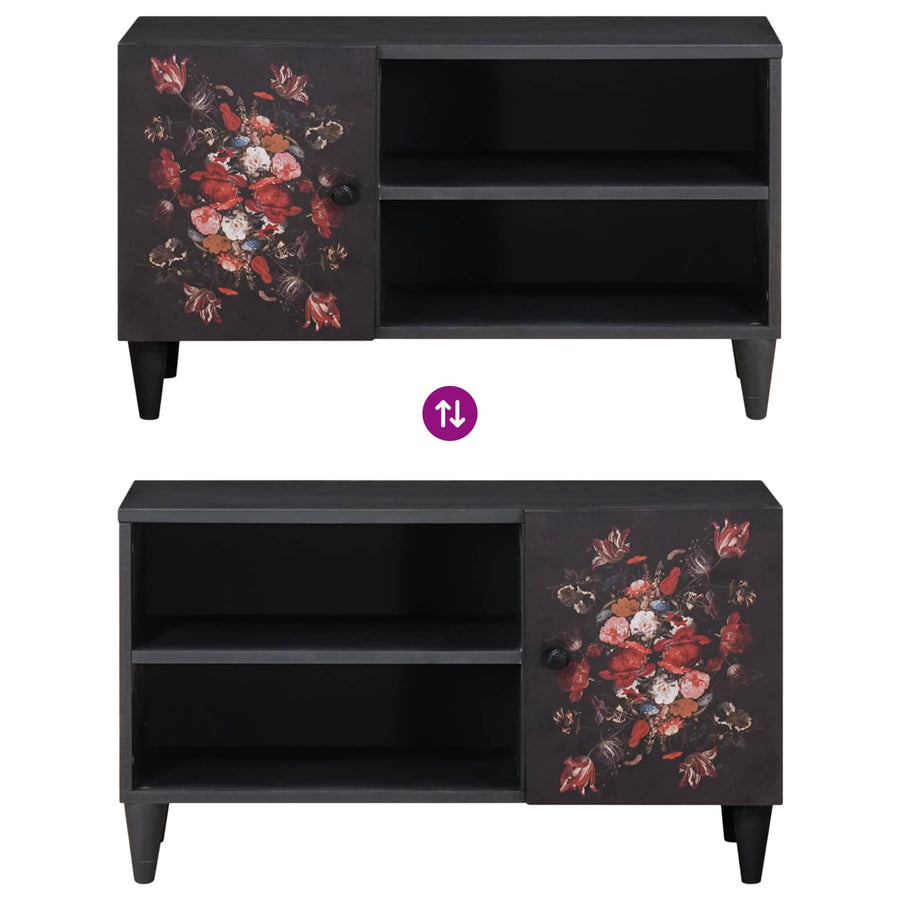 Opslagkasten Multikleur 80 x 31,5 x 46 cm Massief Mango Hout