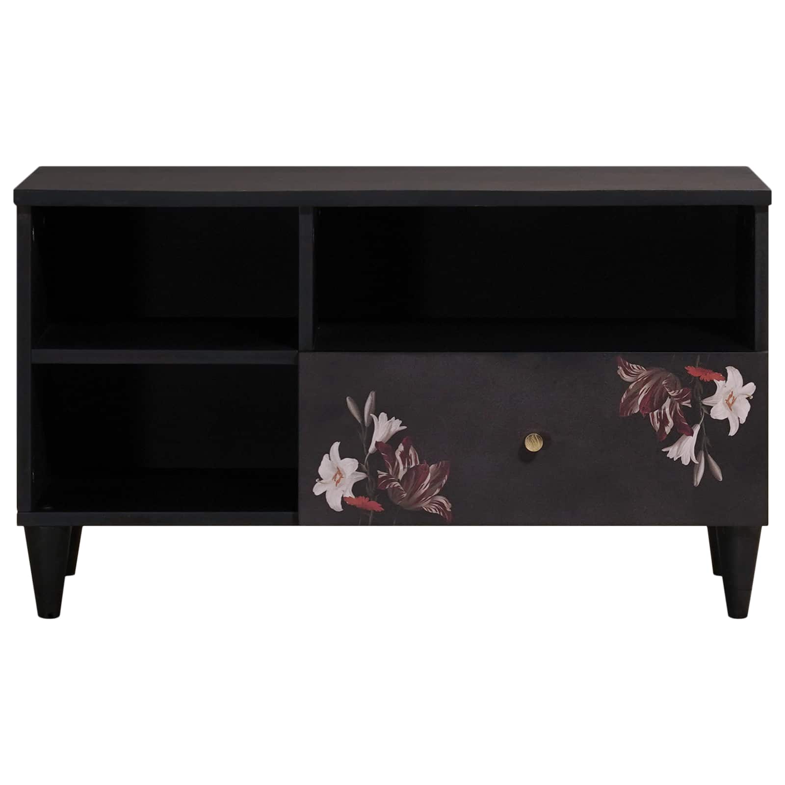 Opslagkasten Multikleur 80 x 33,5 x 46 cm Massief Mango Hout
