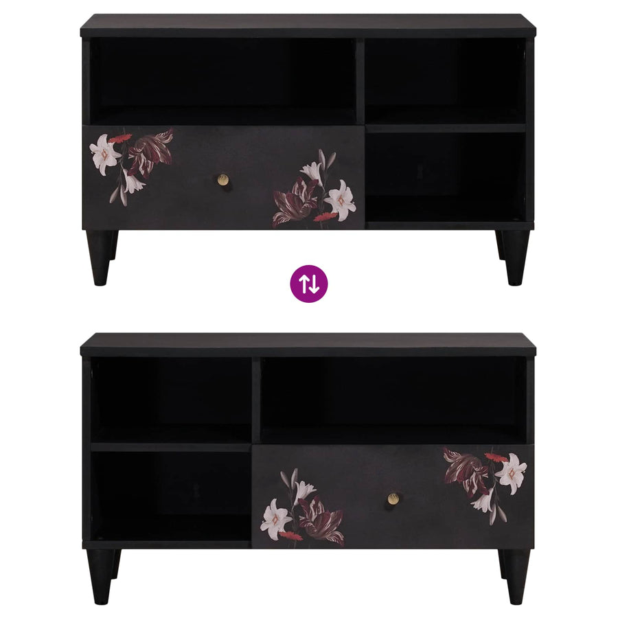 Opslagkasten Multikleur 80 x 33,5 x 46 cm Massief Mango Hout