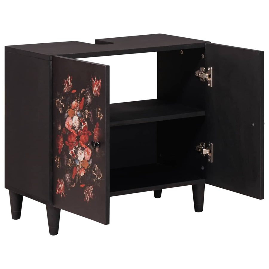 Wastafelkast Multikleur 62 x 33 x 58 cm Massief Mango Hout
