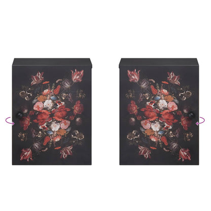 Hangkast Multikleur 38 x 33,5 x 48 cm Massief Mango Hout