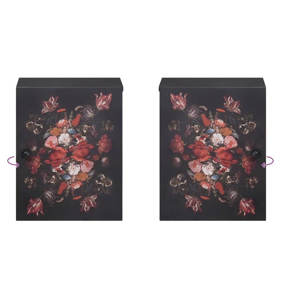 Hangkast Multikleur 38 x 33,5 x 48 cm Massief Mango Hout