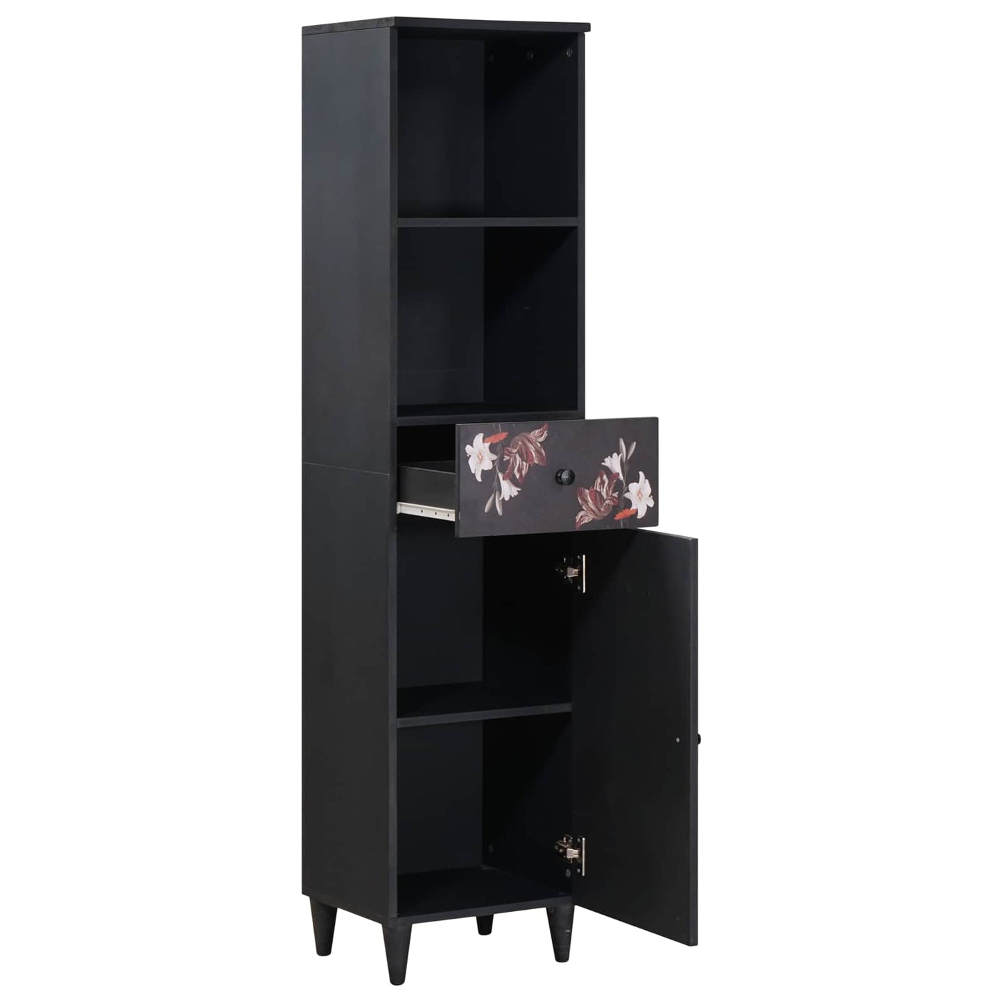 Badkamerkast Multikleur 38 x 33,5 x 160 cm Massief Mango Hout
