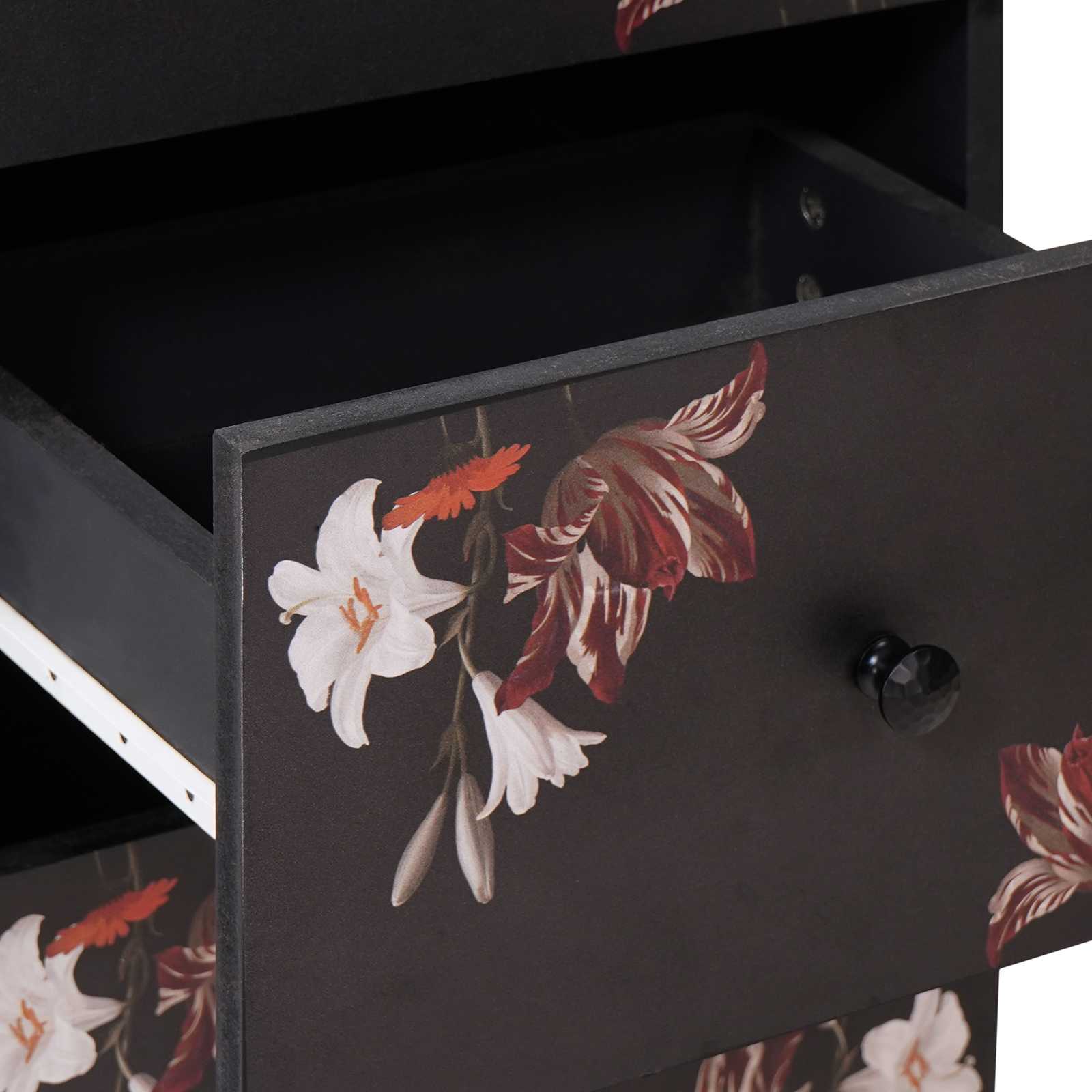 Opslagkasten Multikleur 40 x 33,5 x 75 cm Massief Mango Hout