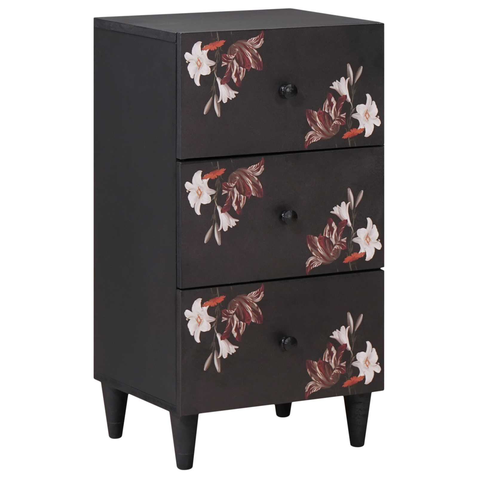 Opslagkasten Multikleur 40 x 33,5 x 75 cm Massief Mango Hout