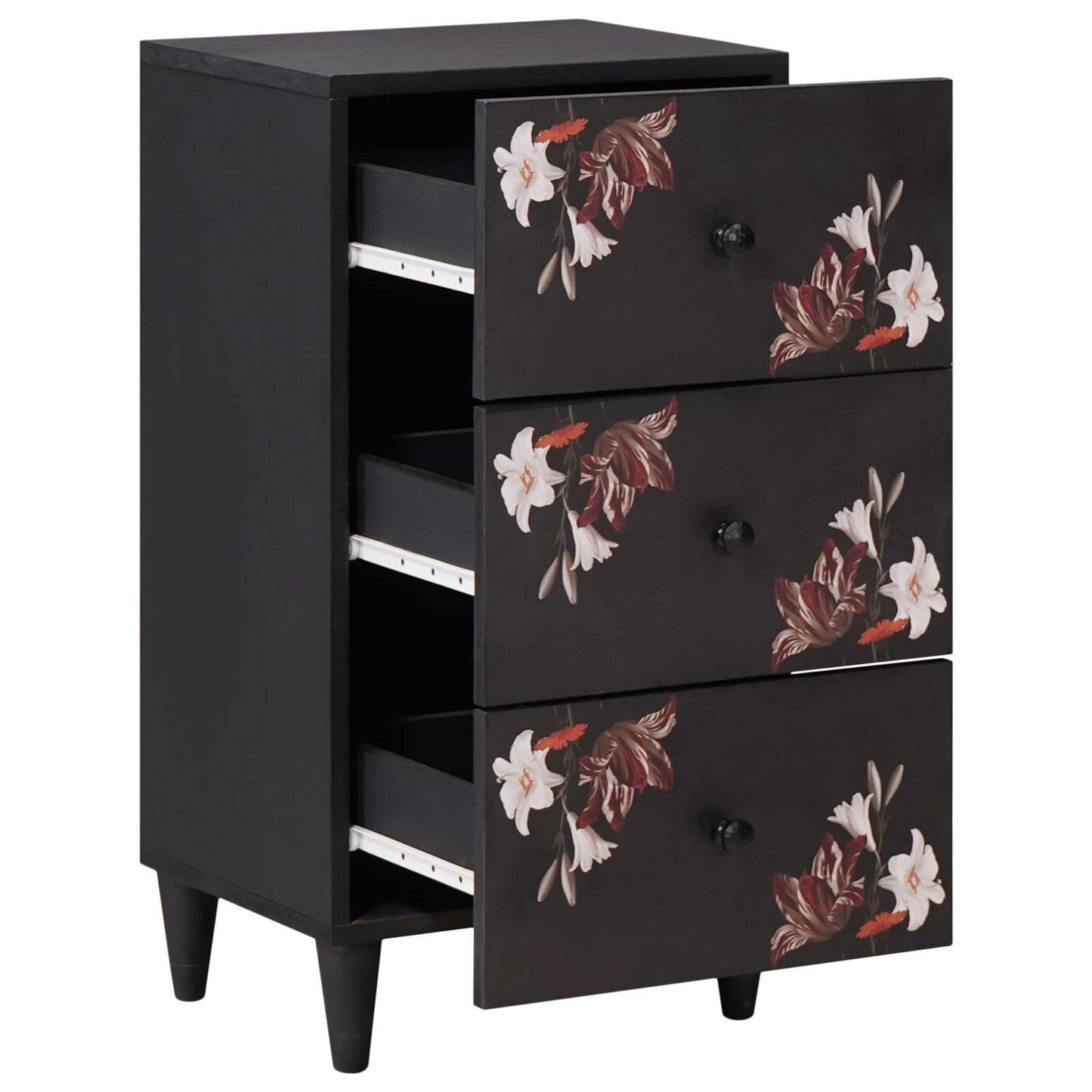 Opslagkasten Multikleur 40 x 33,5 x 75 cm Massief Mango Hout