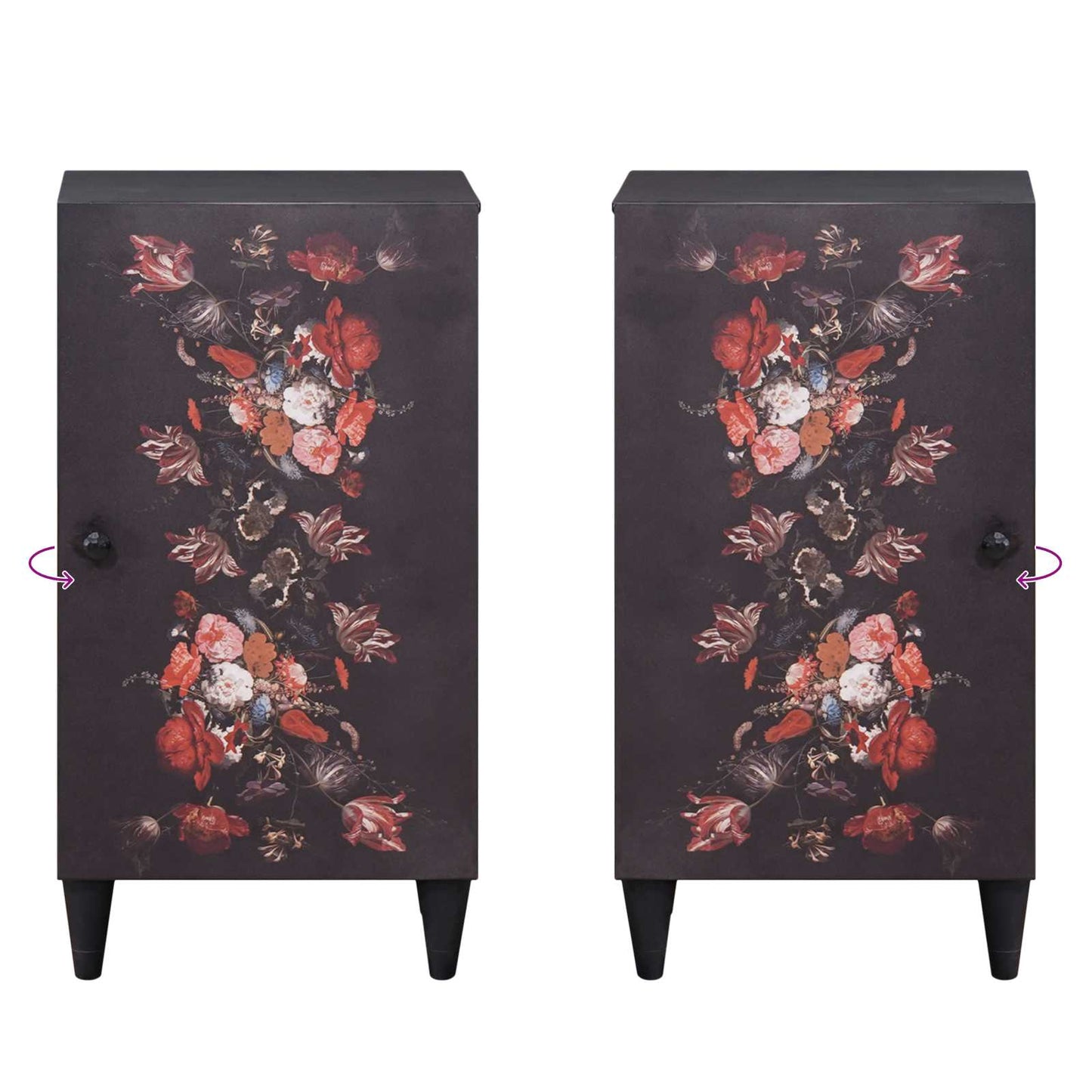 Opslagkasten Multikleur 40 x 33,5 x 75 cm Massief Mango Hout