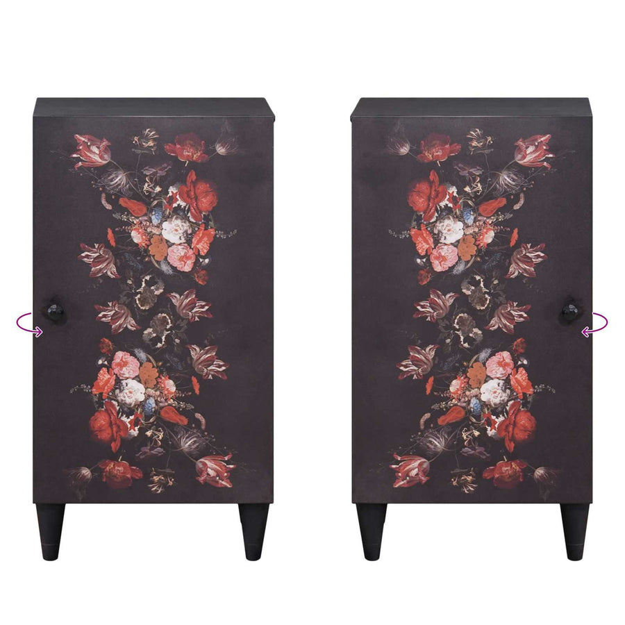 Opslagkasten Multikleur 40 x 33,5 x 75 cm Massief Mango Hout