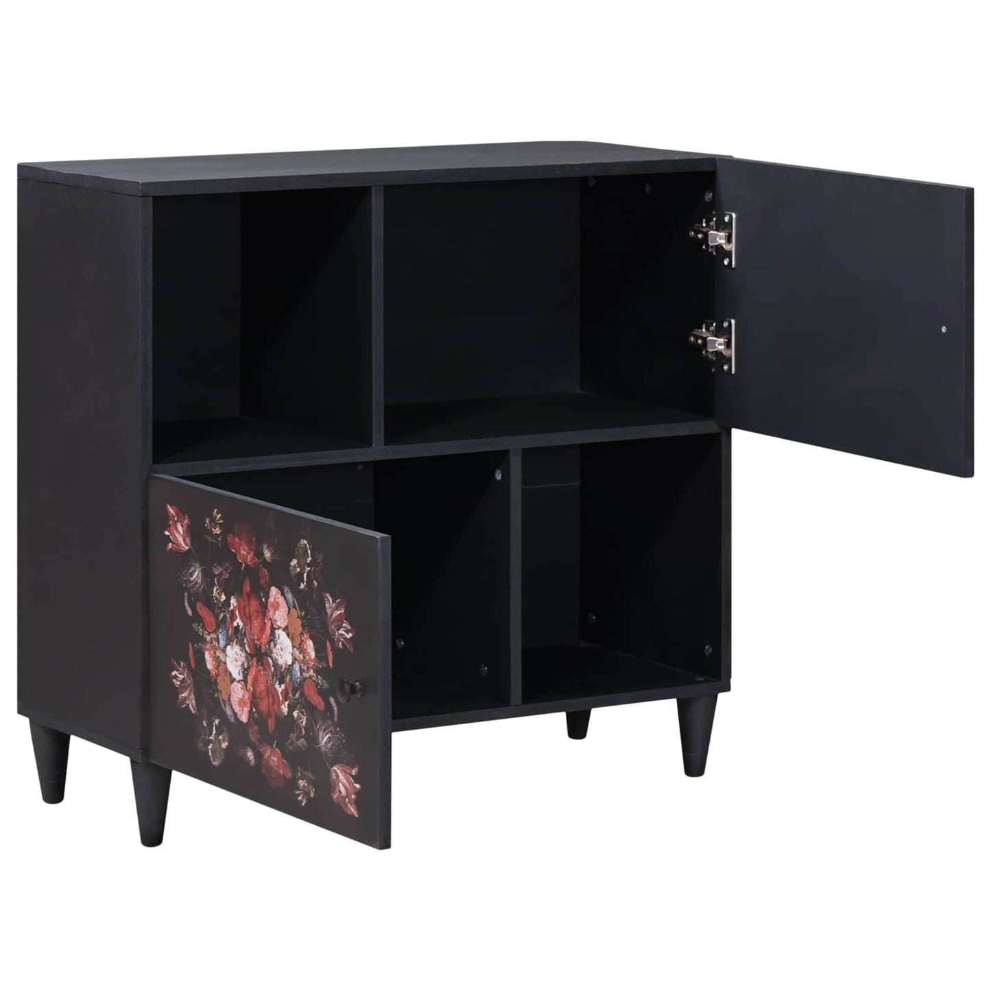 Opslagkasten Multikleur 80 x 33,5 x 75 cm Massief Mango Hout