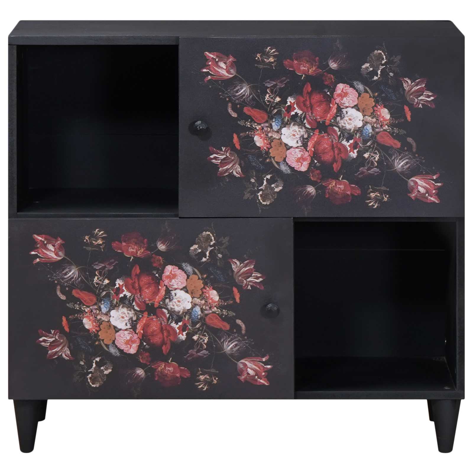 Opslagkasten Multikleur 80 x 33,5 x 75 cm Massief Mango Hout