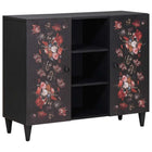 Storage Cabinets Multicolored 90 x 33.5 x 75 cm Solid Mango Wood