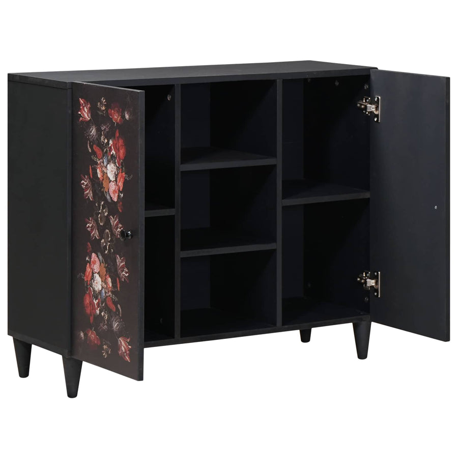 Opslagkasten Multikleur 90 x 33,5 x 75 cm Massief Mango Hout