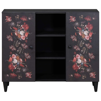 Opslagkasten Multikleur 90 x 33,5 x 75 cm Massief Mango Hout