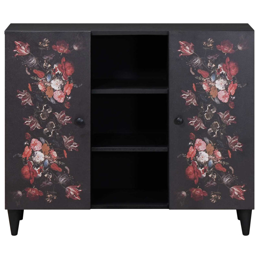 Opslagkasten Multikleur 90 x 33,5 x 75 cm Massief Mango Hout