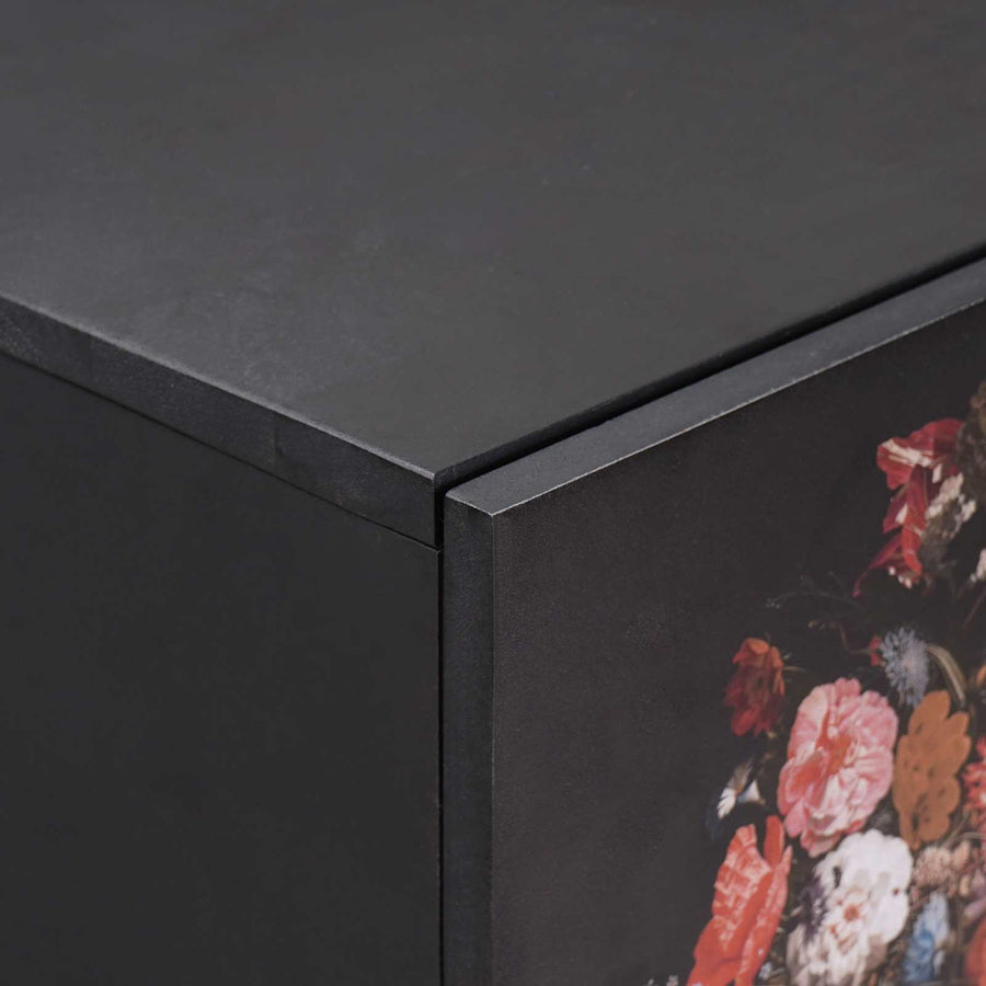 Opslagkasten Multikleur 40 x 33,5 x 110 cm Massief Mango Hout