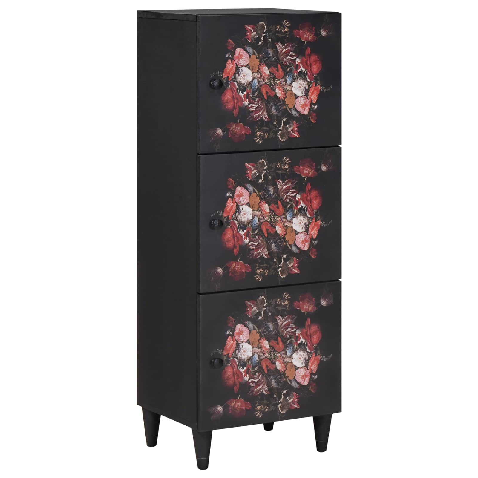 Opslagkasten Multikleur 40 x 33,5 x 110 cm Massief Mango Hout