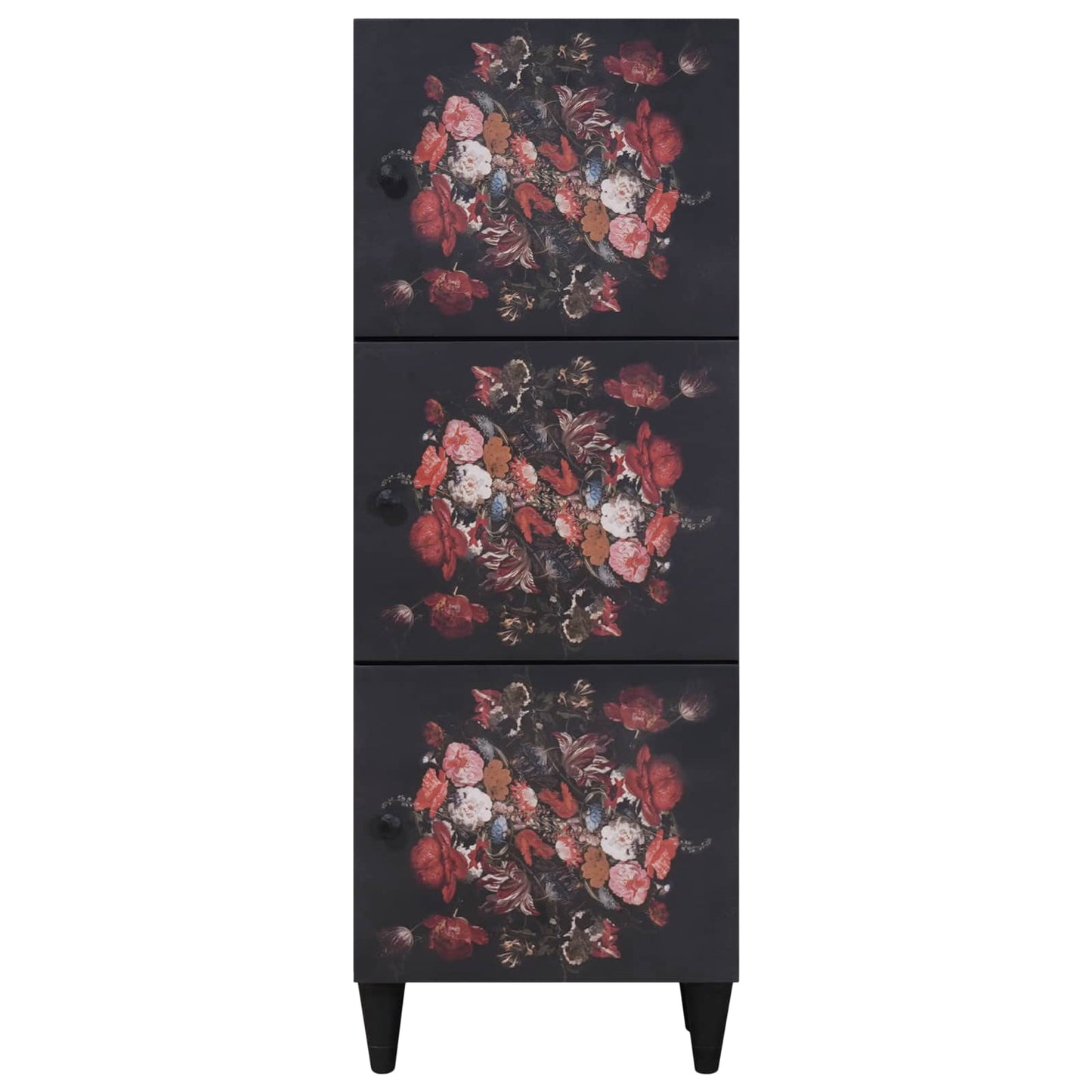 Opslagkasten Multikleur 40 x 33,5 x 110 cm Massief Mango Hout