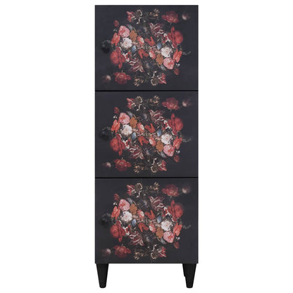 Opslagkasten Multikleur 40 x 33,5 x 110 cm Massief Mango Hout