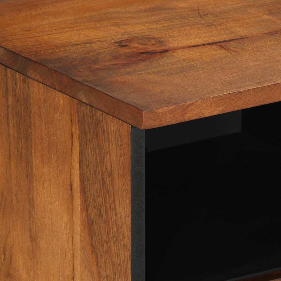 TV-kast met lade Honingbruin 70 x 33 x 46 cm Massief Mango Hout