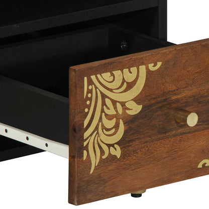 TV-kast met lade Honingbruin 70 x 33 x 46 cm Massief Mango Hout