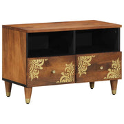 TV-kast 70x33x46 cm massief mangohout honingbruin