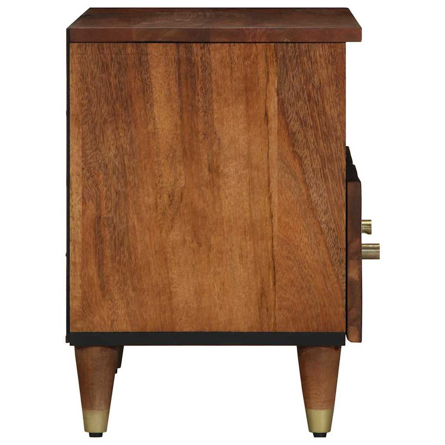 TV-kast met lade Honingbruin 70 x 33 x 46 cm Massief Mango Hout