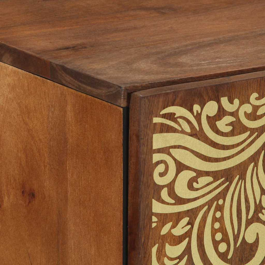 Dressoir Bruin 60 x 33 x 75 cm Massief Mango Hout