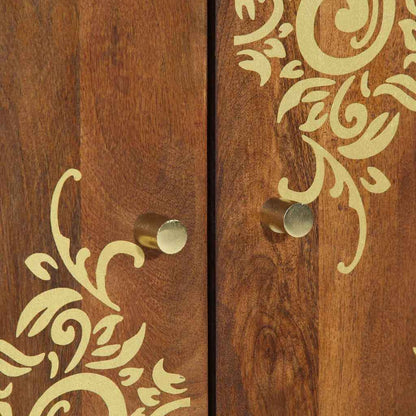Dressoir Bruin 60 x 33 x 75 cm Massief Mango Hout