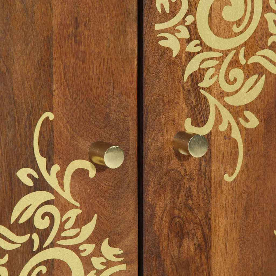 Dressoir Bruin 60 x 33 x 75 cm Massief Mango Hout