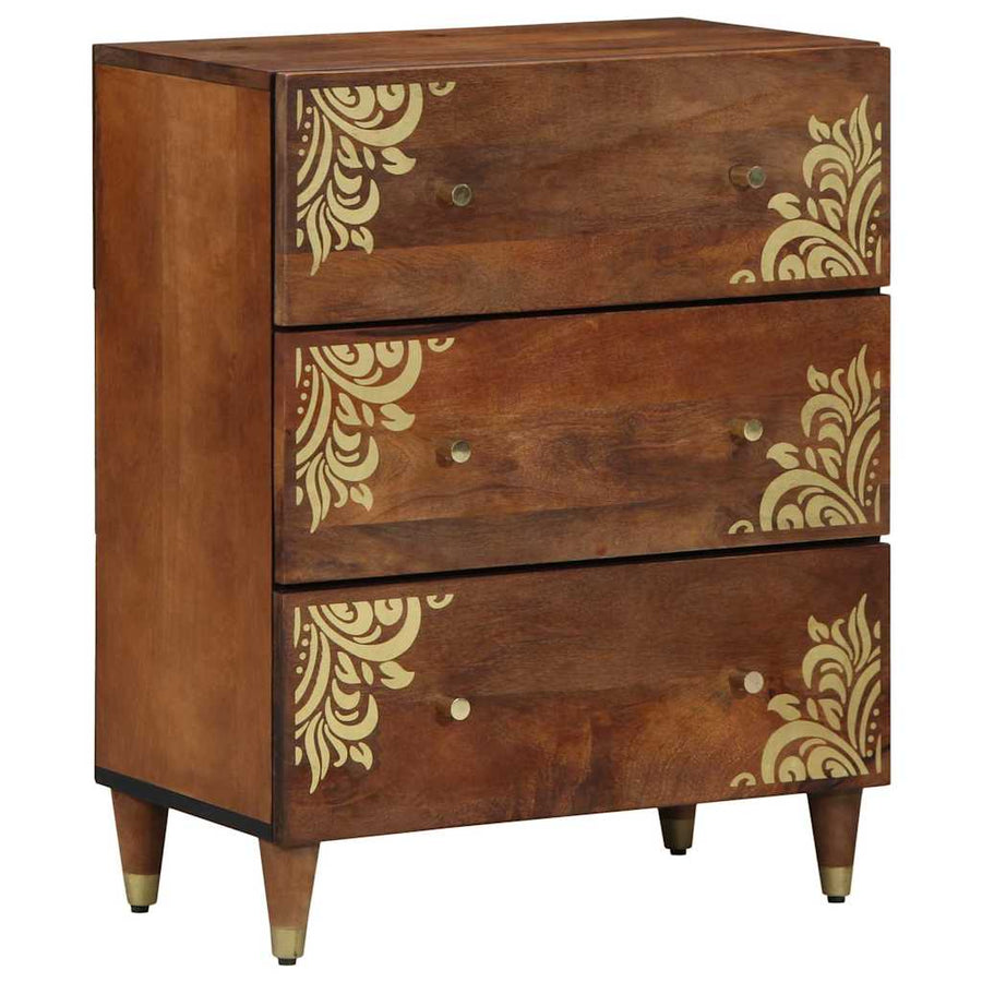 Dressoir Bruin 60 x 33 x 75 cm Massief Mango Hout