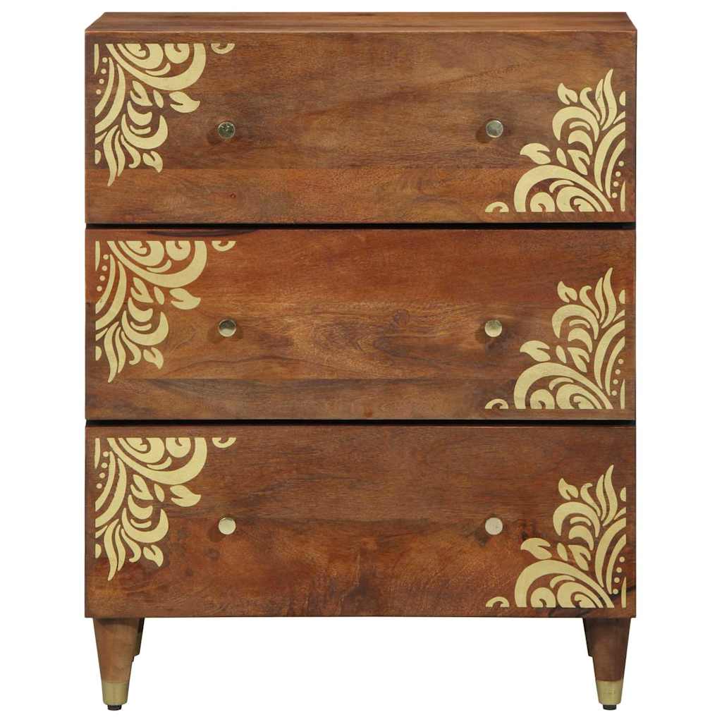 Dressoir Bruin 60 x 33 x 75 cm Massief Mango Hout