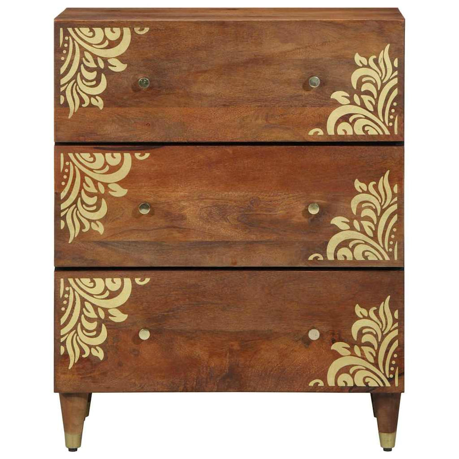 Dressoir Bruin 60 x 33 x 75 cm Massief Mango Hout