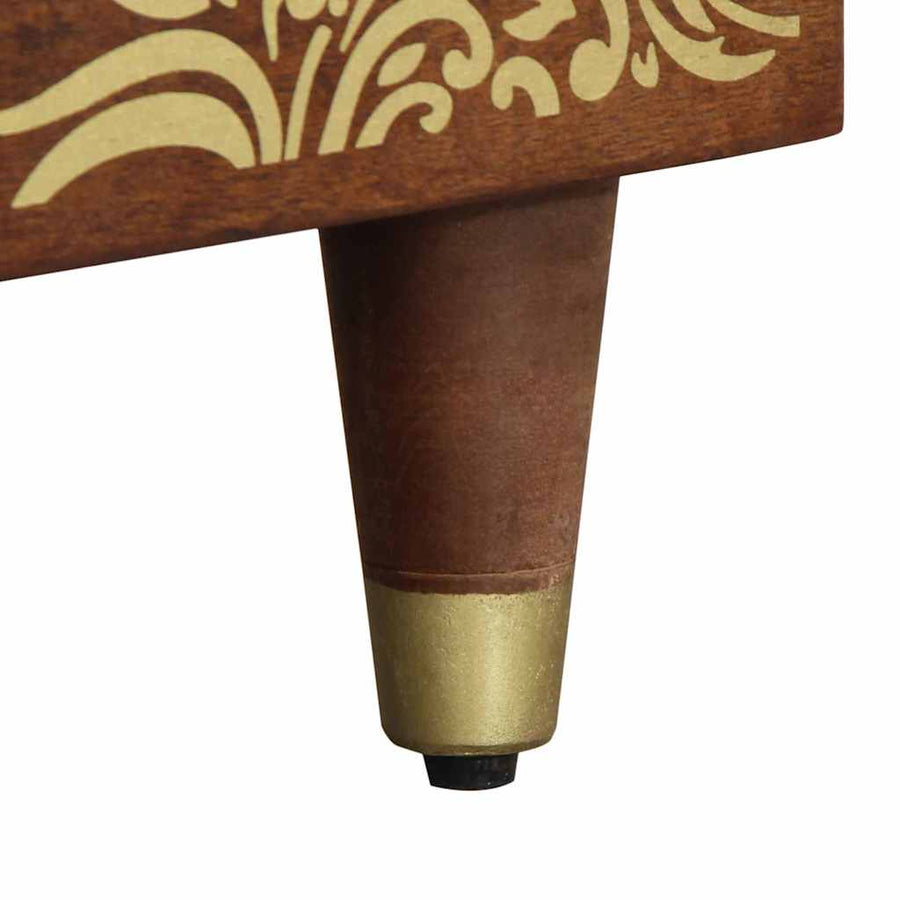 Salontafel Honingbruin 80 x 50 x 40 cm Massief Mango Hout