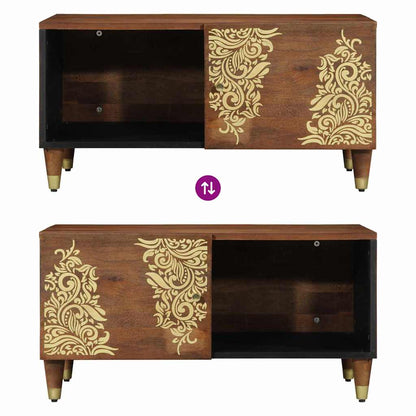 Salontafel Honingbruin 80 x 50 x 40 cm Massief Mango Hout