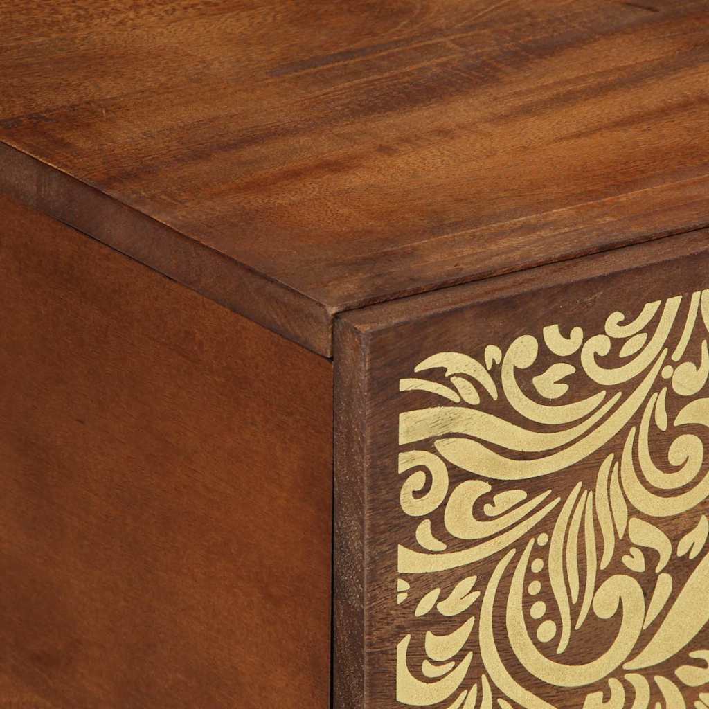 Salontafel Honingbruin 80 x 50 x 40 cm Massief Mango Hout