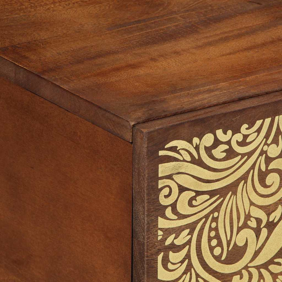 Salontafel Honingbruin 80 x 50 x 40 cm Massief Mango Hout