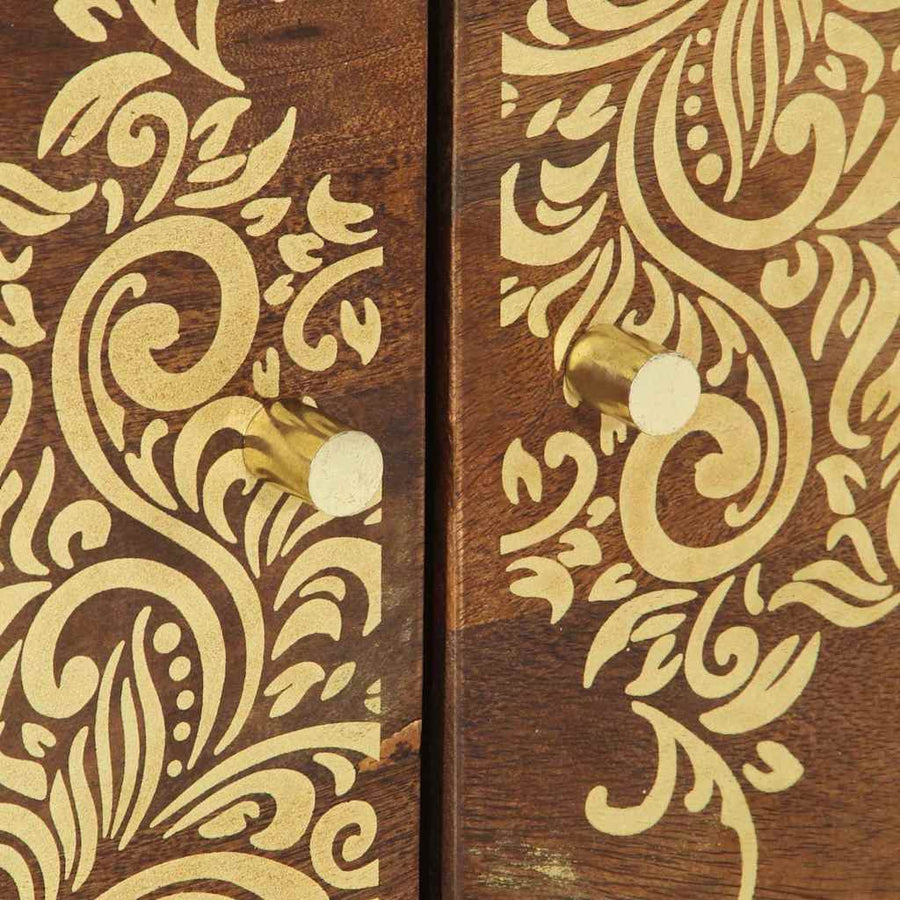 Salontafel Honingbruin 80 x 50 x 40 cm Massief Mango Hout