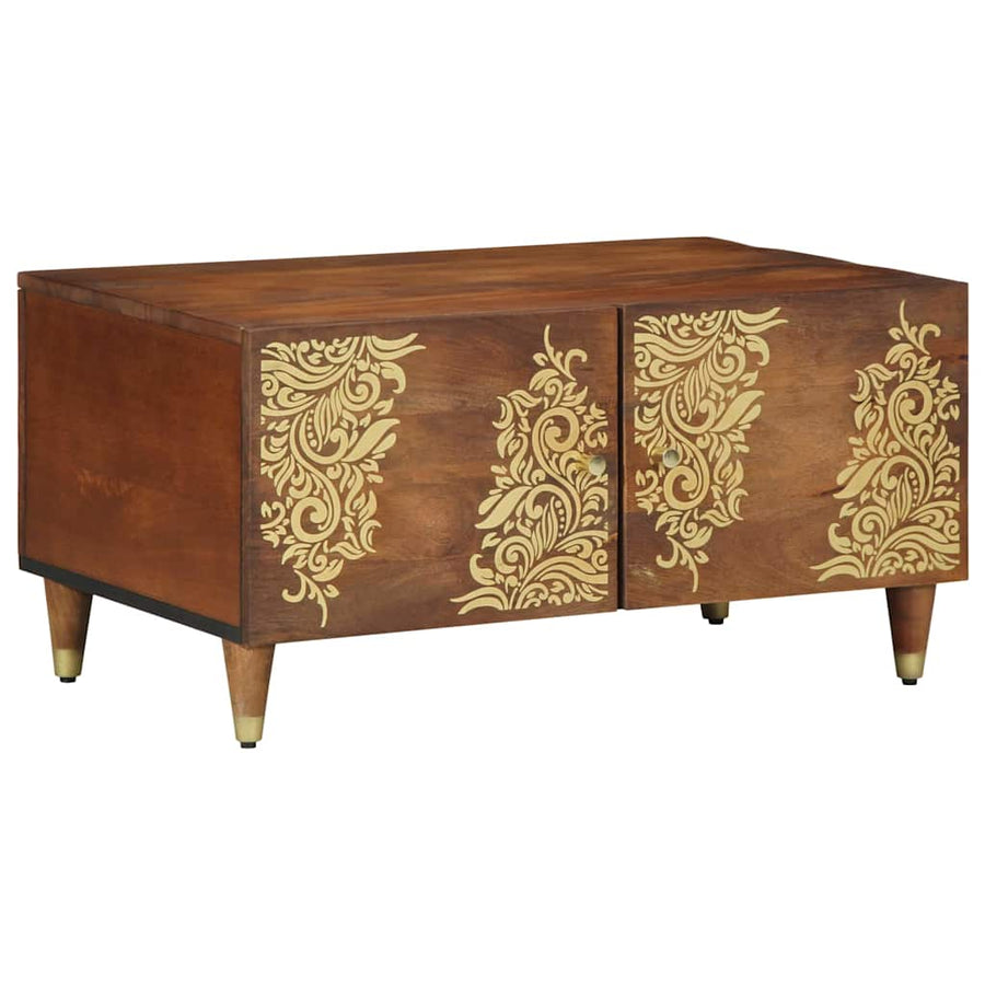 Salontafel Honingbruin 80 x 50 x 40 cm Massief Mango Hout