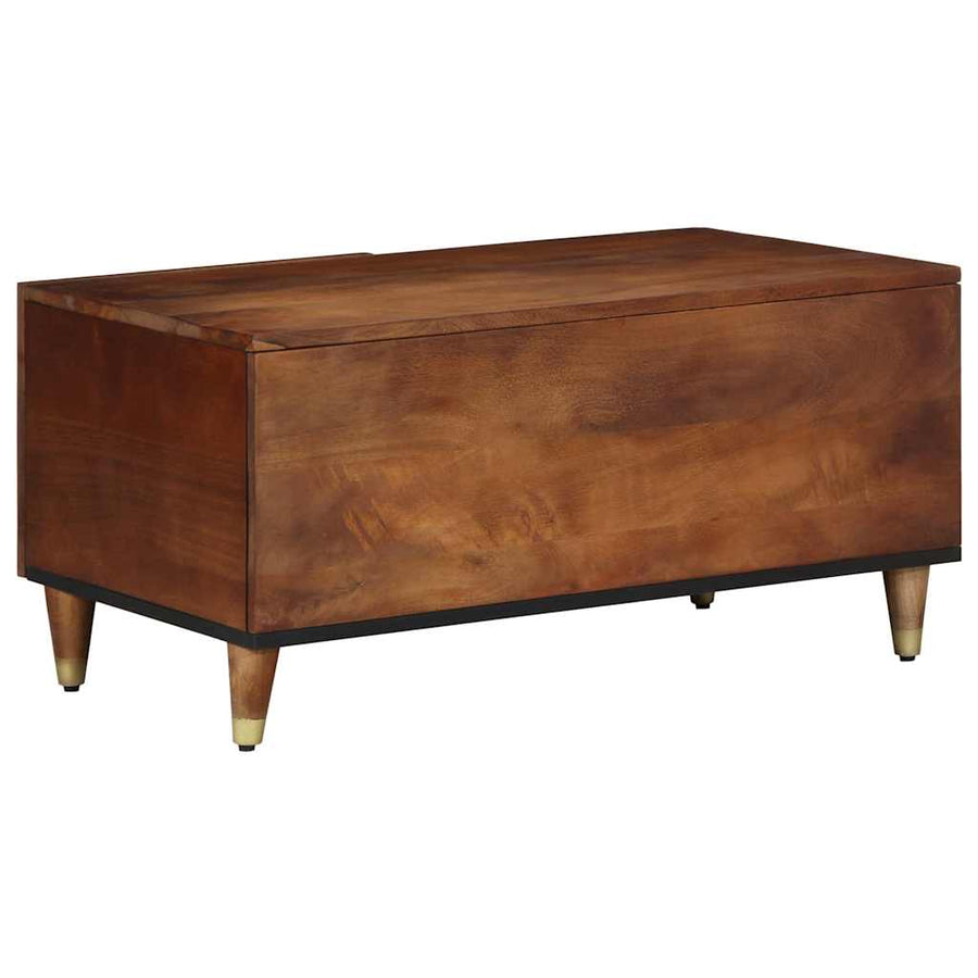 Salontafel Honingbruin 80 x 50 x 40 cm Massief Mango Hout