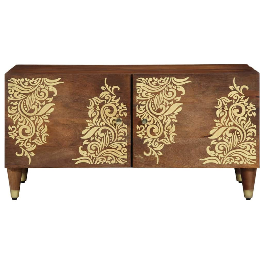 Salontafel Honingbruin 80 x 50 x 40 cm Massief Mango Hout