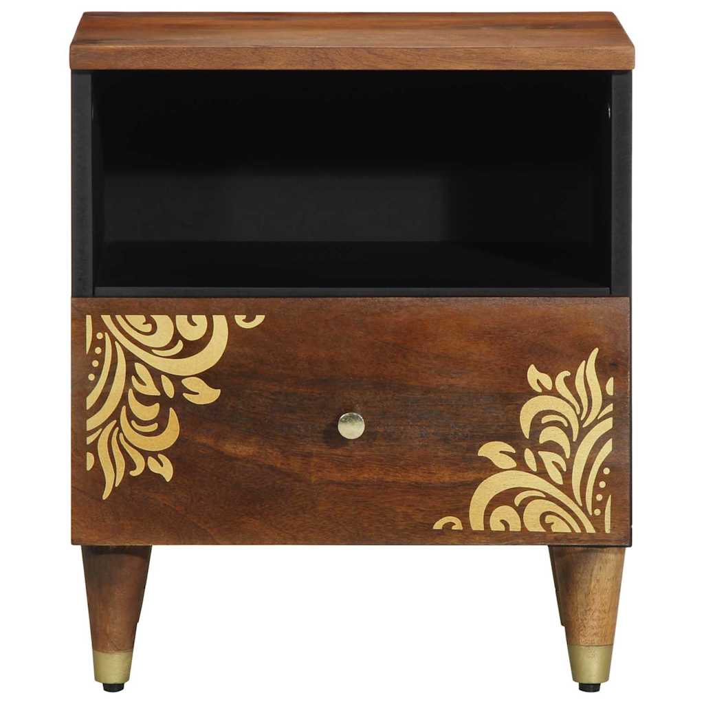 Nachtkastje Honingbruin 40 x 33 x 46 cm Massief Mango Hout