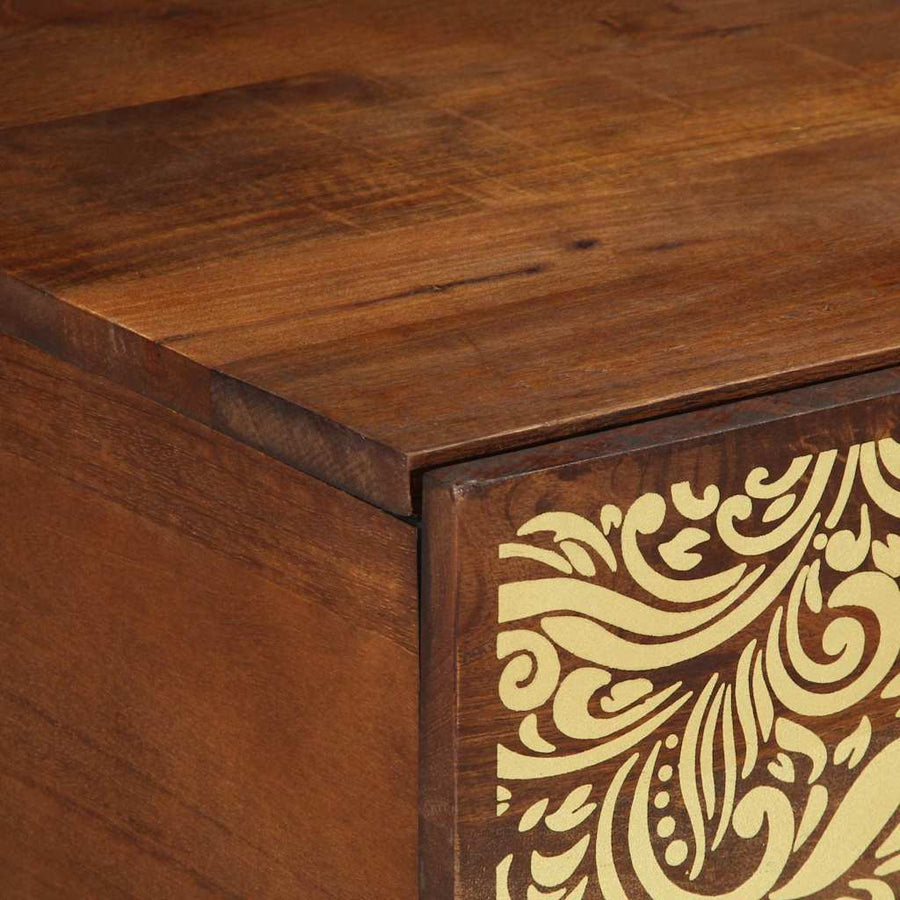 Salontafel Honingbruin 100 x 54 x 40 cm Massief Mango Hout