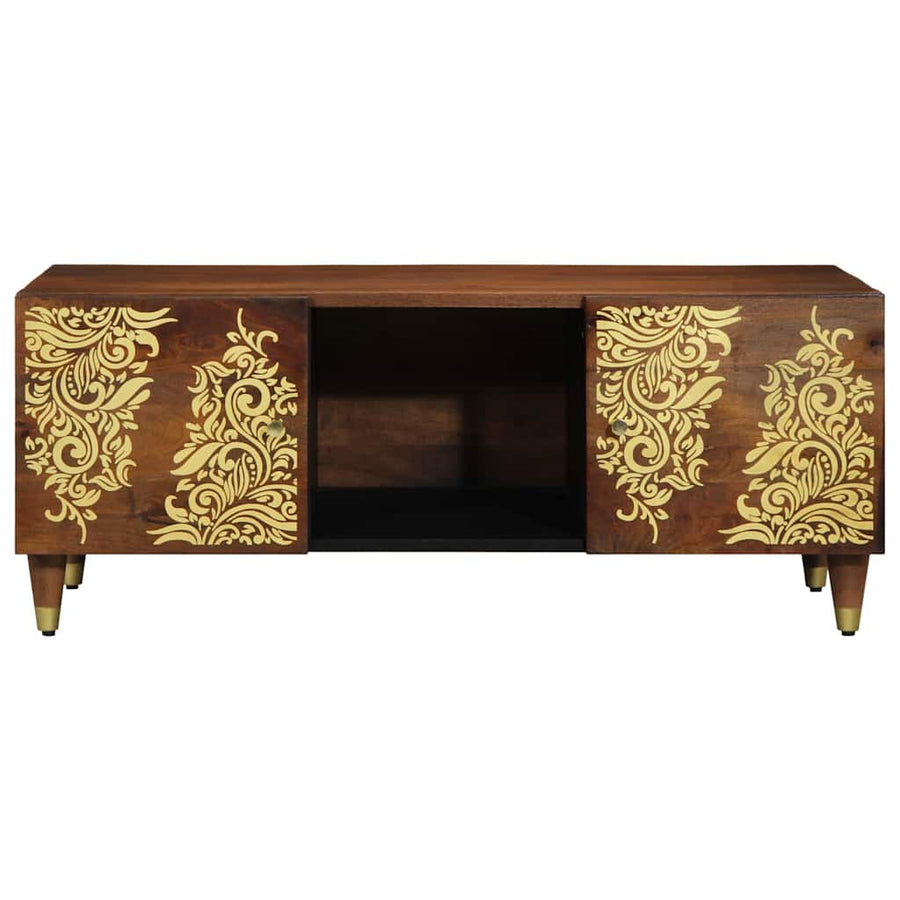 Salontafel Honingbruin 100 x 54 x 40 cm Massief Mango Hout