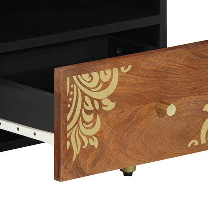 Salontafel Honingbruin 80 x 54 x 40 cm Massief Mango Hout