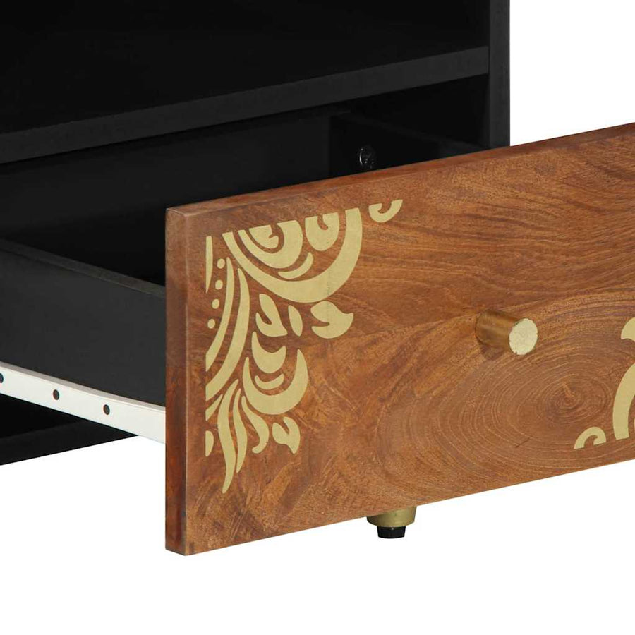 Salontafel Honingbruin 80 x 54 x 40 cm Massief Mango Hout