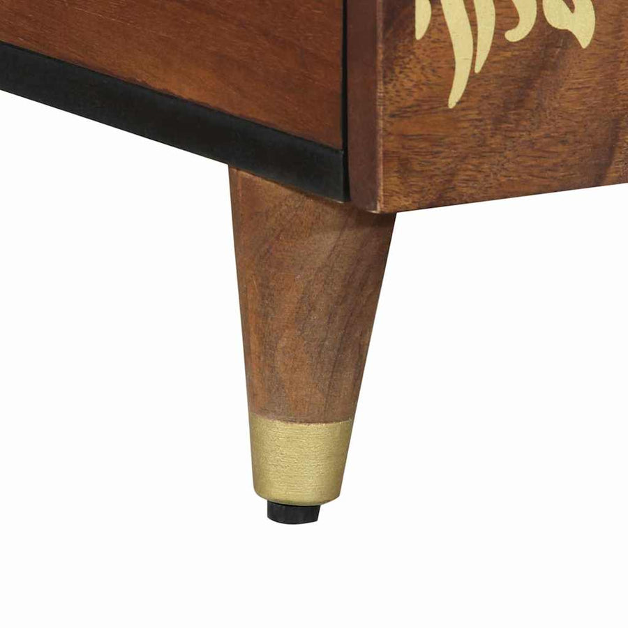 Salontafel Honingbruin 80 x 54 x 40 cm Massief Mango Hout