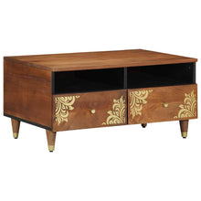 Salontafel Honingbruin 80 x 54 x 40 cm Massief Mango Hout